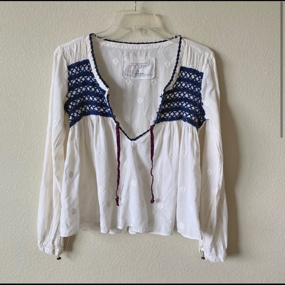 Odd Molly Tops - Odd Molly Peasant Style Blouse Size S (1)
